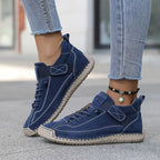FlexWalk™ Women's Leather Sneakers – Soft Comfort & Orthopedic Support