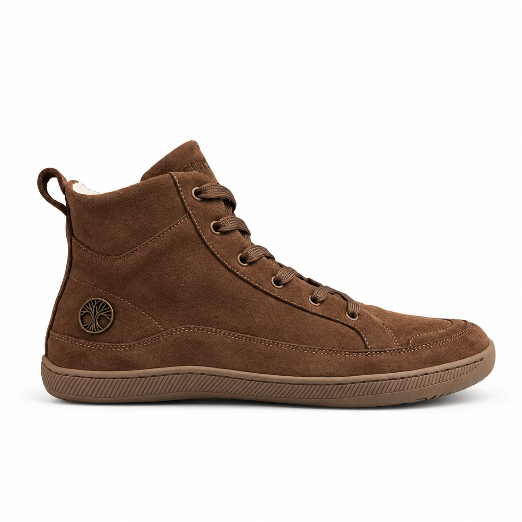 Earth Fusion Leather Barefoot Sneakers