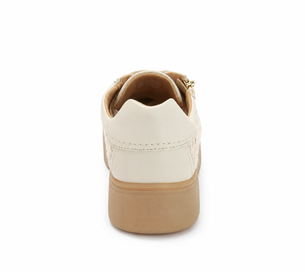 Women’s Woven Side-Zip Platform Sneakers