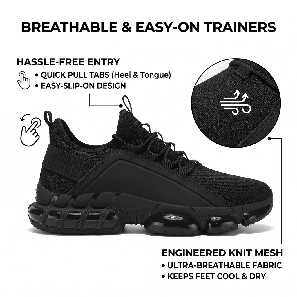 EaseStep™ Men's Lightweight Comfort & Support Sneakers
