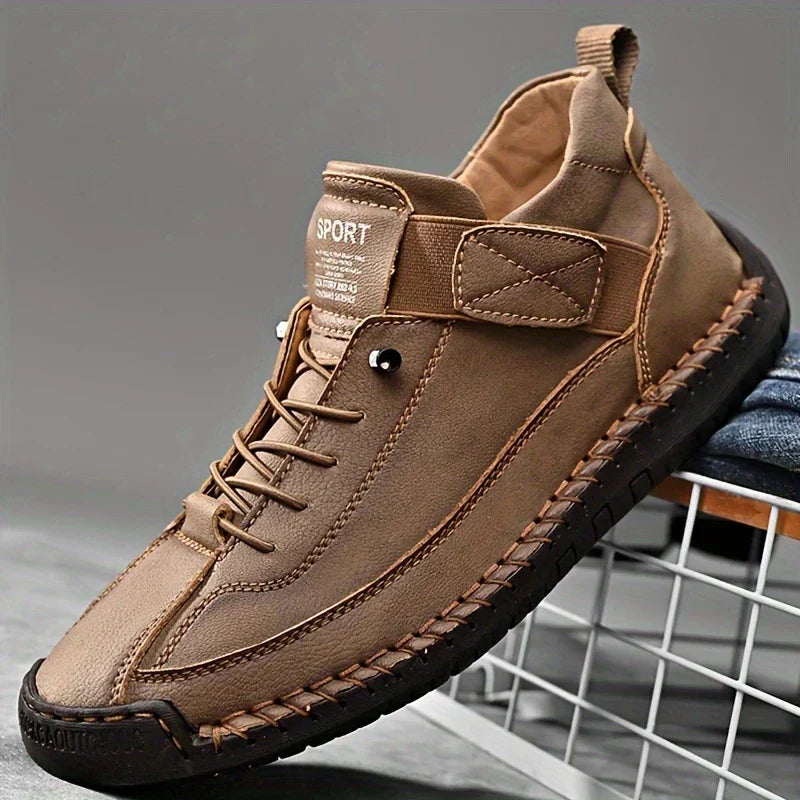 FlexWalk™ Women's Leather Sneakers – Soft Comfort & Orthopedic Support